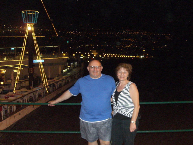 Night time in Funchal.